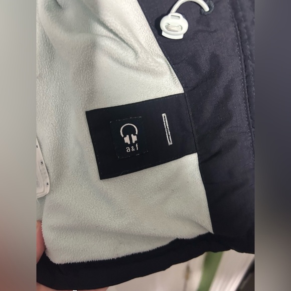 Abercrombie Navy All Season Weather Warrior Hooded Jacket Girls Kids Size Large. - Picture 9 of 14